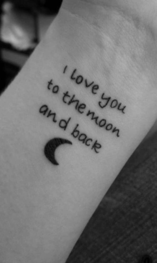 tatouage phrase anglais amour