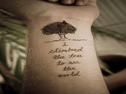 tatouage phrase bras temporaire