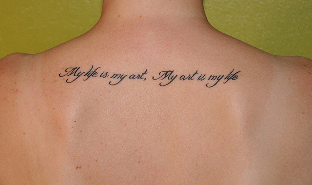 tatouage phrase d'amour courte