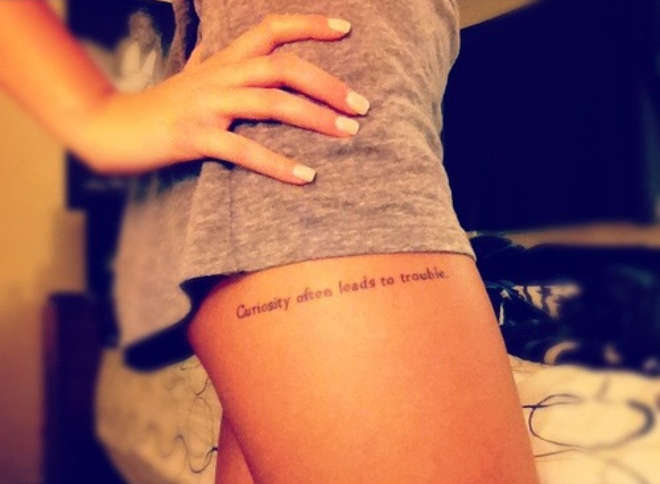 tatouage phrase d'amour courte