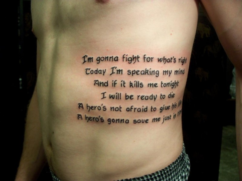 tatouage phrase d'amour portugaise