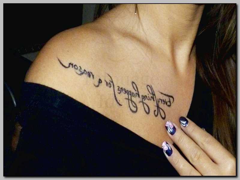 tatouage phrase italienne femme