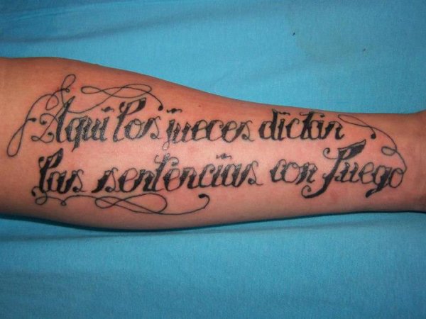 tatouage phrases espagnoles