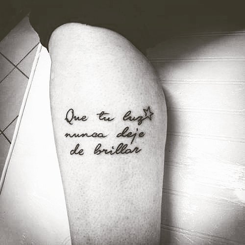 tatouage phrases espagnoles