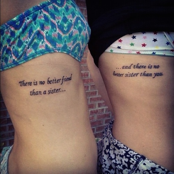 Tatouage phrases famille