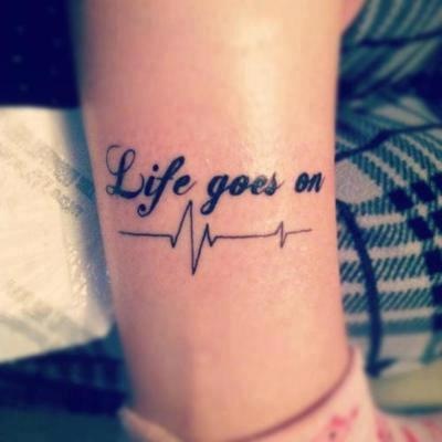 tatouage phrases poignet