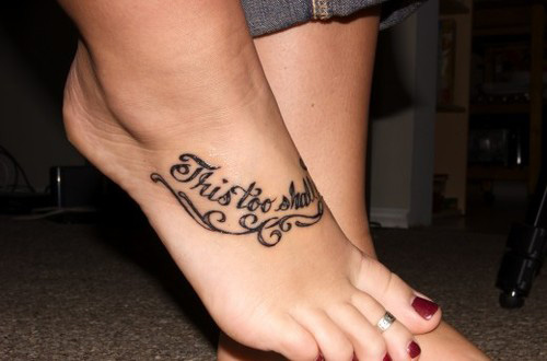 tatouage pied