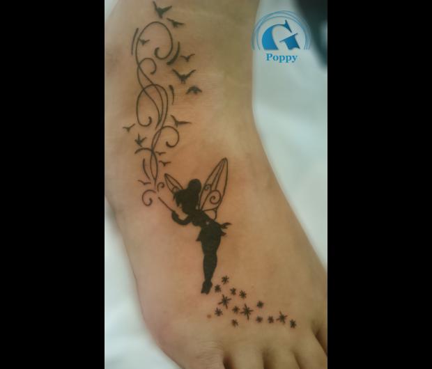 tatouage pied