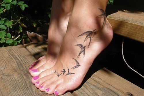 tatouage pieds