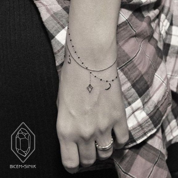 tatouage poignet bracelet
