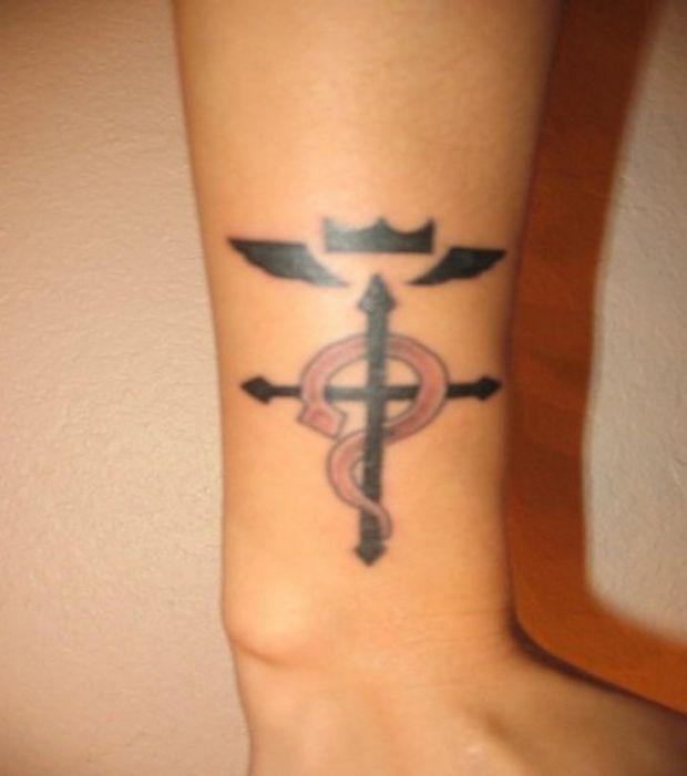 tatouage poignet homme croix
