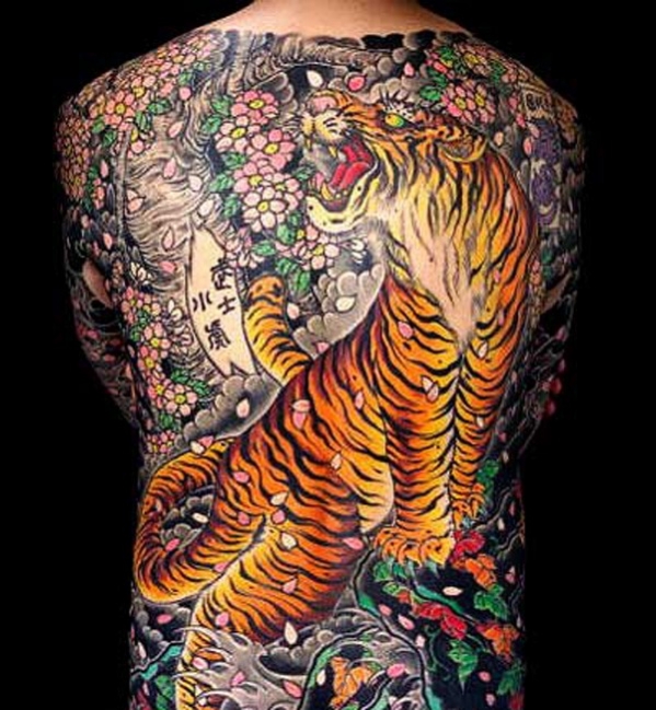 tatouage rocher japonais