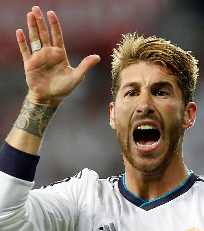 tatouage sergio ramos ventre