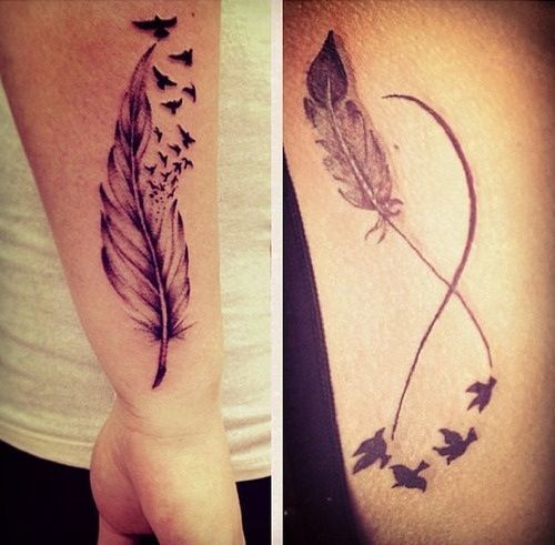 tatouage signe infini original