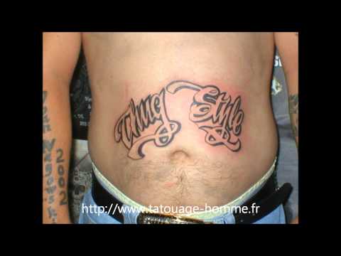 tatouage sur le ventre homme