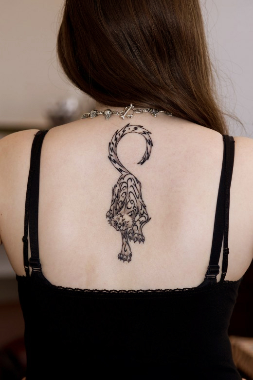 tatouage tigre discret