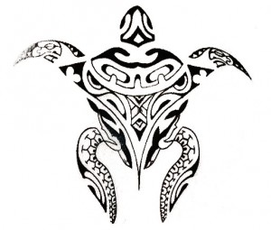 tatouage tortue polynésienne