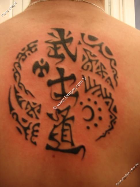 tatouage tribal chinois