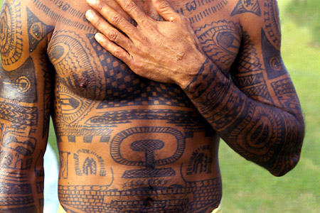 tatouage tribal guerrier