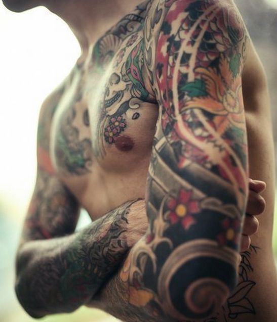 tatouage tribal japonais