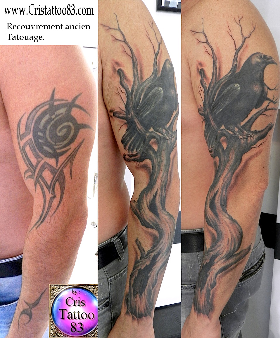 tatouage tribal recouvrement