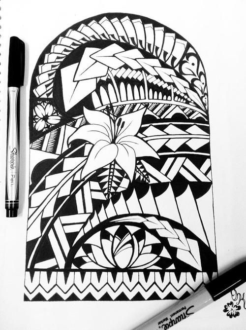 tatouage tribal samoan
