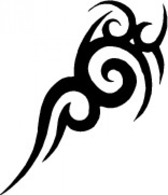 tatouage tribal vertical