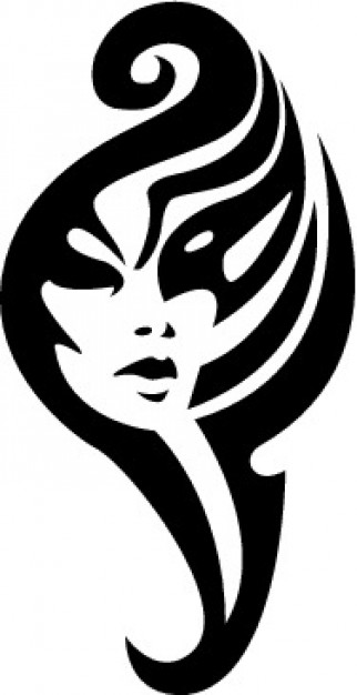 tatouage tribal vertical