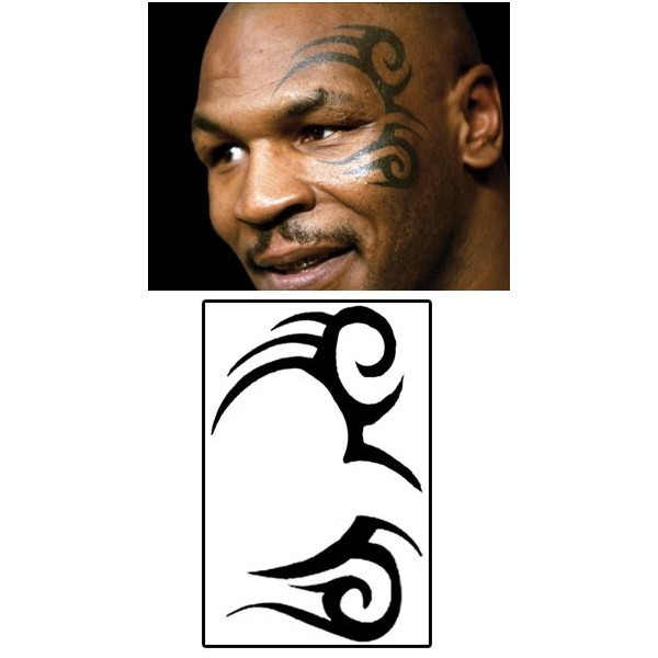 tatouage tribal visage