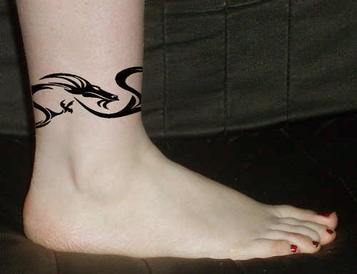 tatouages chevilles tribal