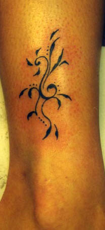 tatouages chevilles tribal