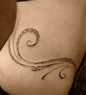 Tatouages polynésiens pour femmes