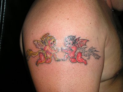 tattoo ange ou démon