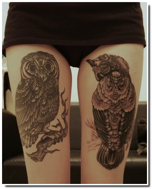 tattoo hiboux chouette