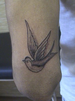 tattoo hirondelle bras