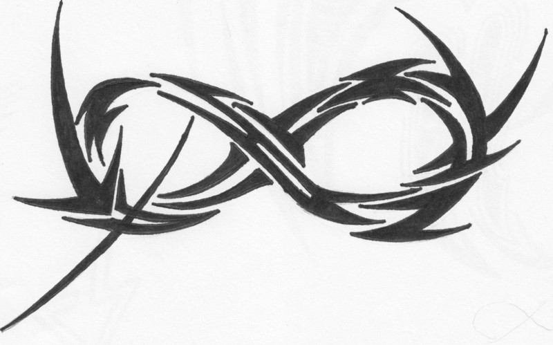 tattoo infinity tribal