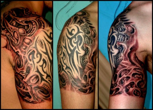 tattoo tribal biomécanique