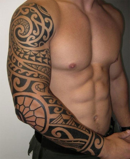 tattoo tribal bras homme