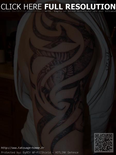 tattoo tribal bras homme
