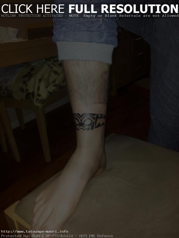 tattoo tribal cheville bracelet