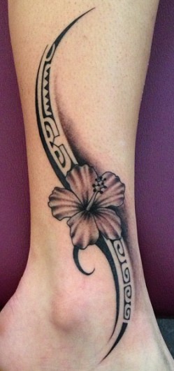 tattoo tribal cheville femme