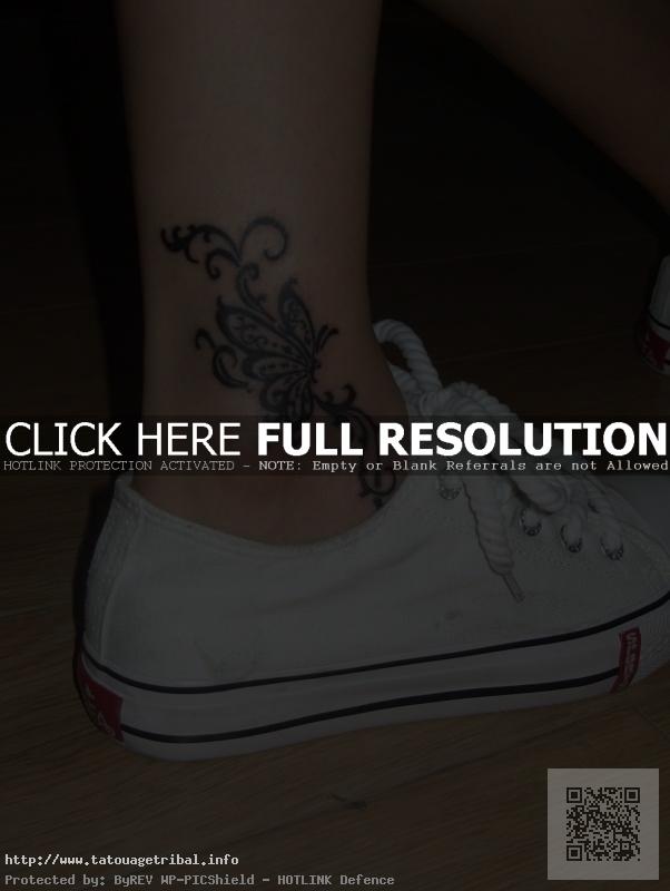 tattoo tribal cheville femme